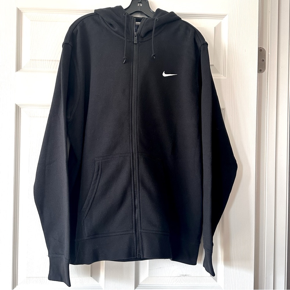 NWOT Nike men’s front hoodies jacket, black xxl